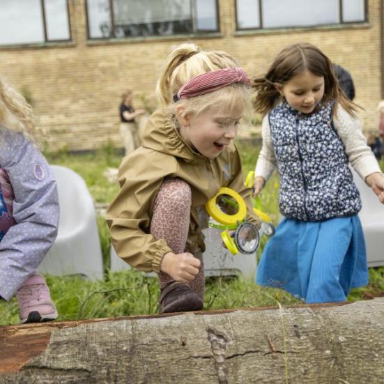 Børn i Bibliotekshaven