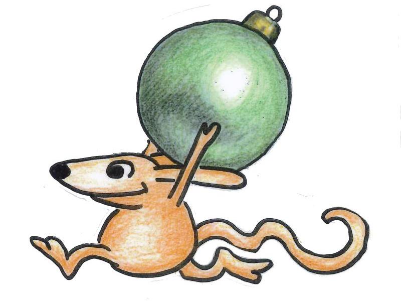 Bukler med julekugle