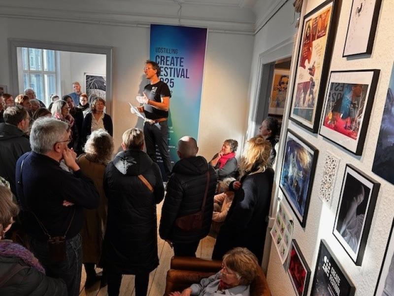 Åbning af årets fællesudstilling på SAK