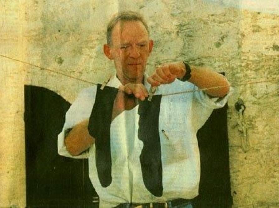 Henrik Nordbrandt og en tørresnor